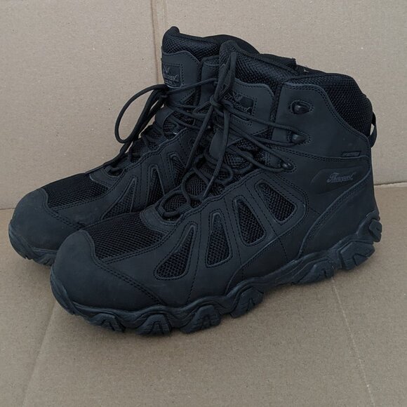 Thorogood Men's Black Crosstrex Side Zip Comp Toe Hiker Boot Waterproof Sise 12 - Picture 3 of 15